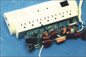 surge suppressor showing MOVs