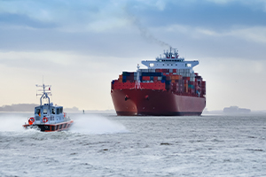 tugboat approaching vessel