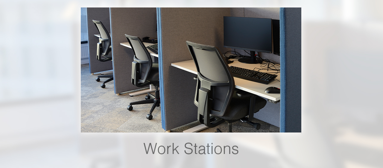 Work stations in office