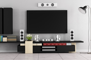 Modern home theater set-up