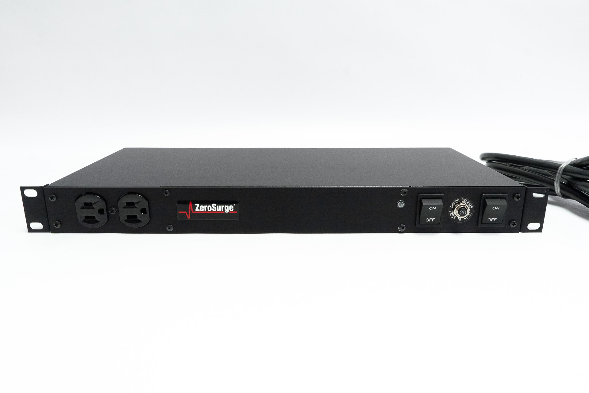 10 Outlet, 1U, Rack mount ZeroSurge power quality filter for surge protection